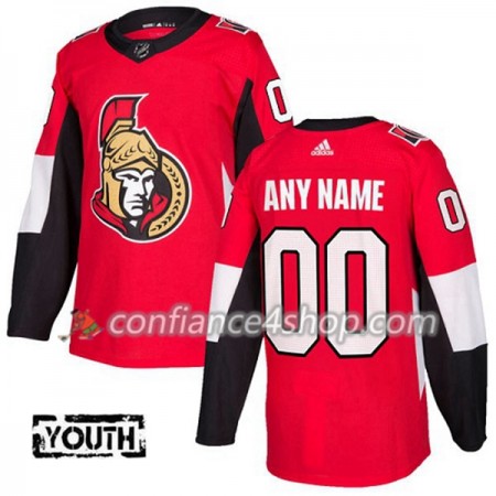 Adidas Maillot de Hockey Ottawa Senators Personnaliser 2017-2018 Rouge Authentic - Enfant